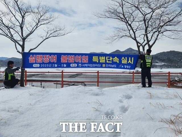 영광군이 실뱀장어 출현 시기인 2월부터 5월까지 불법 어업 특별 단속을 실시할 예정이다./영광군