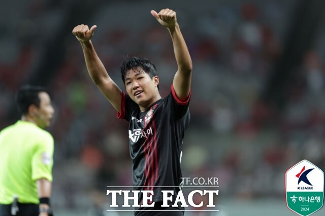 준프로 신분에서 프로 선수로 거듭나면 기대를 모으고 있는 FC서울의 강주혁./K리그