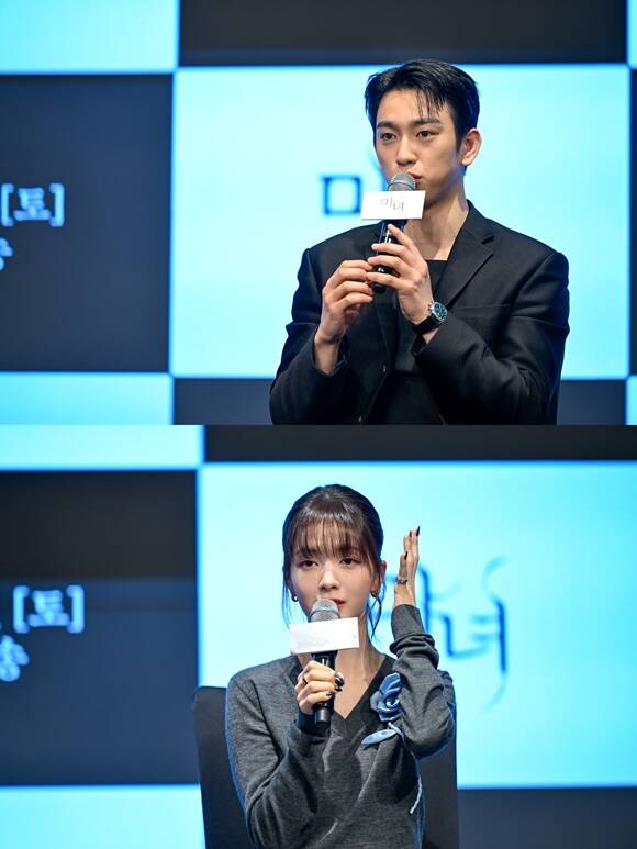 박진영(위)은 원작을 보면서 캐릭터를 구축했다고 설명했다. /채널A