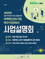  대전테크노파크, 대전 주력 산업 R&D 기업 모집
