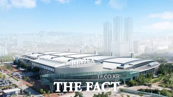 킨텍스 제1전시장의 전경./킨텍스