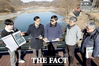  민경배 대전시의회 예결위원장, 유등천 재해예방 정비공사 현장 방문