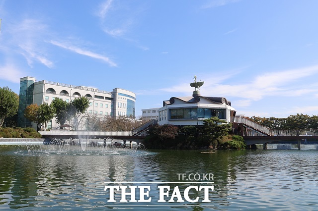 원광대학교 캠퍼스. /원광대