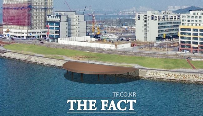 거북섬 해안 덱 전경./시흥시