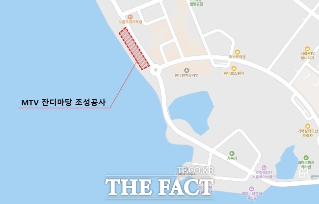 잔디마당 조성 위치 도면./시흥시