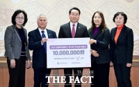  故 길원옥 할머니 유가족, 여성권익시설에 1000만 원 기부