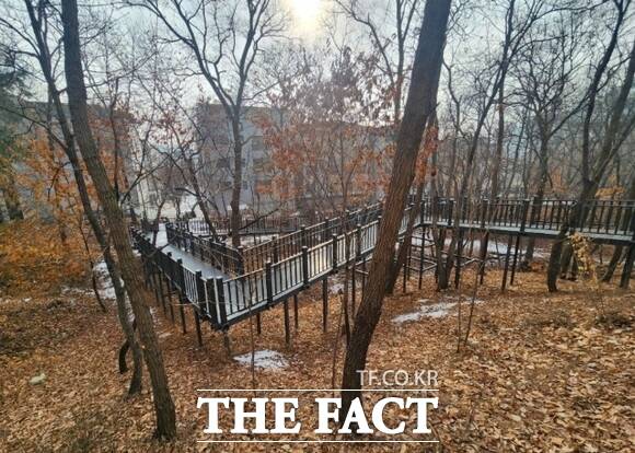 경기 양주시가 오는 3월 1일부터 개통하는 토리 근린공원 무장애 나눔길 모습 ./양주시