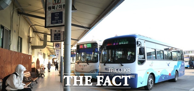 태안읍 공영버스터미널 모습./ 태안군