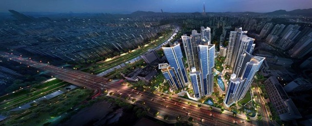 대우건설이 개포주공5단지 재건축 사업을 수주했다고 28일 공시했다. 사진은 재건축 사업을 통해 새롭게 지어질 개포 써밋 187 조감도다. /대우건설