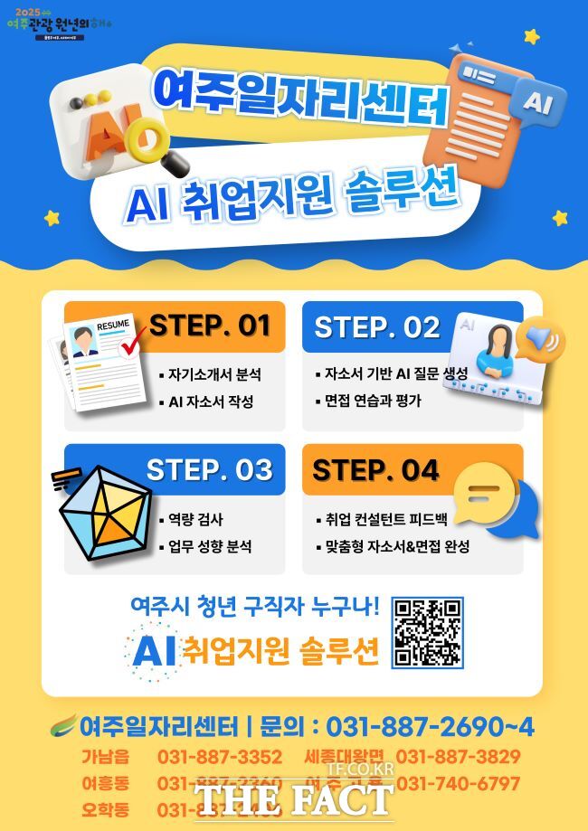 여주시 AI 취업지원 솔루션 홍보물 /여주시