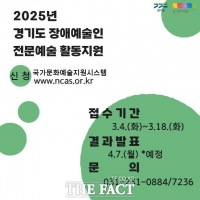  경기도, ‘장애예술인 전문예술 활동지원’ 참가자 모집