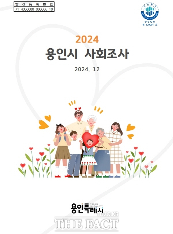 용인시 사회조사 보고서 이미지 /용인시