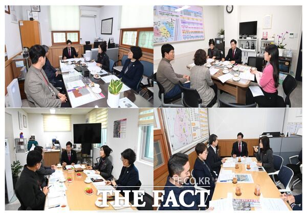 전석광 대전 대덕구의회 의장이 지역 동별 주요 현안 청취를 위해 지난 5일부터 7일까지 3일간 지역 12개 동을 대상으로 순회 간담회를 한다. 사진은 오정동·대화동·회덕동·법1동 간담회 진행 모습 /대덕구의회