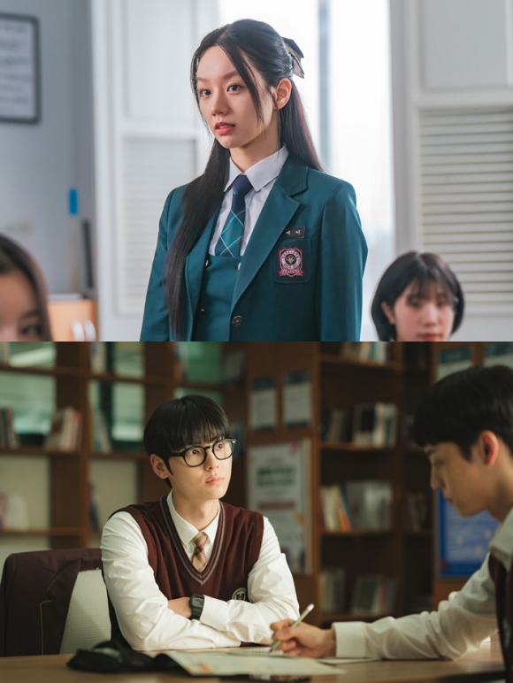 선의의 경쟁 속 유제이와 스터디그룹 속 윤가민이 웹툰에서는 만나는 등 두 작품의 세계관이 연결돼 있다는 점은 원작 팬들과 드라마 팬들에게 재미를 안겼다. /STUDIO X+U, 티빙