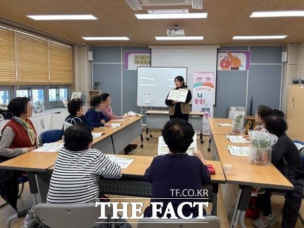당진시보건소는 치매 고위험군 어르신 20명을 대상으로 인지강화교실을 운영했다. /당진시