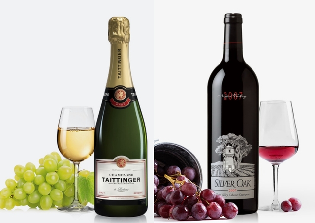 하이트진로가 수입 유통하고 있는 와인과 샴페인 일부 제품군 가격을 인상했다. 사진은 일부 품목 가격이 인상된 와인 브랜드 떼땅져(왼쪽)과 실버오크 /하이트진로