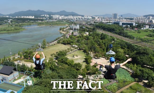 왕송호수 의왕스카이레일 전경 /의왕도시공사