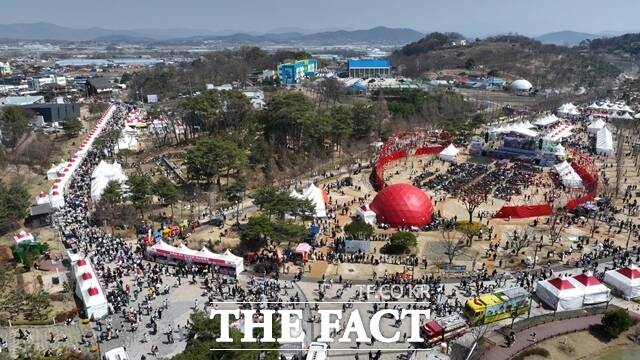 지난해 열린 논산딸기축제 /충남도