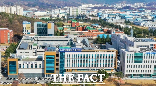 대구경북과학기술원(DGIST) 공학전문대학원 구미캠퍼스가 둥지를 마련한 금오테크노밸리 전경 /구미시
