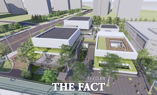 화성중앙도서관 조감도. /화성시