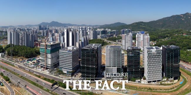 과천지식정보타운 전경 /과천시