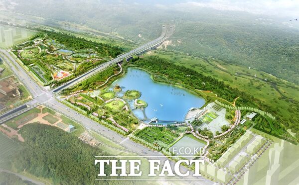 갑천생태호수공원 조감도 /대전도시공사