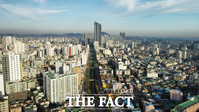 부천시 주택가 전경./부천시