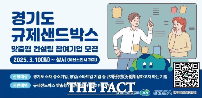 경기도경제과학진흥원은 신산업 육성을 지원하기 위한 ‘경기도 규제샌드박스 지원사업’을 추진한다./경과원