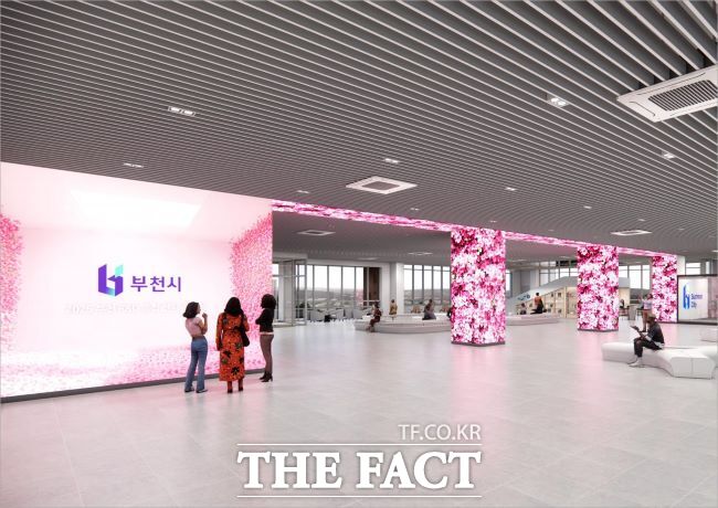 부천R&D종합센터 1층 개방형 특화공간 내부 이미지 /부천시
