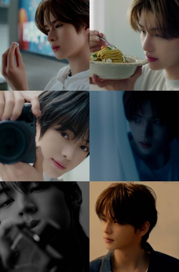 TWS는 오는 4월 21일 미니 3집 TRY WITH US를 발매한다. 학창 시절 순수한 떨림과 설렘을 노래했던 TWS의 성숙한 서사가 담긴 앨범이다. 사진은 앨범 트레일러 영상 장면. /플레디스