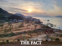  사천 모충 파크골프장, 21일 개장…전국 9대 일몰 중 하나인 실안노을 조망