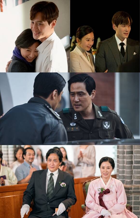 박해준은 부부의 세계 서울의 봄 폭싹 속았수다(위쪽 부터)를 통해 선과 악을 오가는 캐릭터를 자유자재로 연기하며 폭넓은 스펙트럼을 입증했다. /JTBC, 플러스엠엔터테인먼트, 넷플릭스