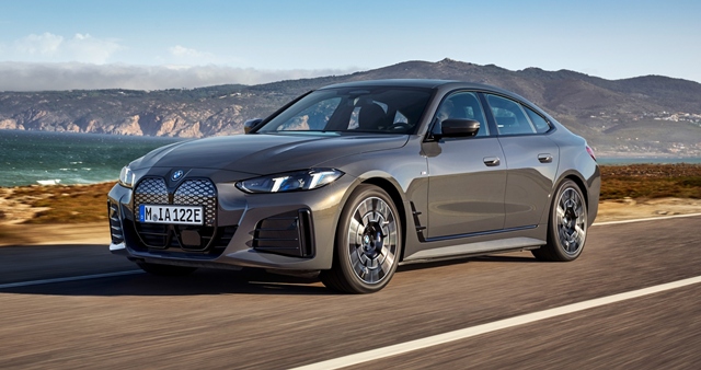 BMW코리아는 7일 프리미엄 중형 전기차 뉴 i4 eDrive40을 국내에 공식 출시했다고 밝혔다. 뉴 i4 eDrive40 외장. /BMW코리아