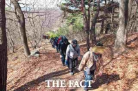  당진 몽산성 걷기 행사…백제의 숨결을 따라 걷다