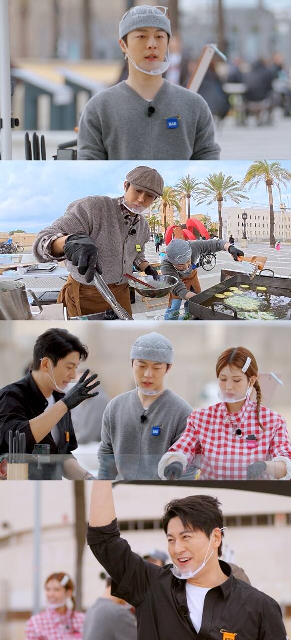 JTBC 새 예능프로그램 길바닥 밥장사 1회 스틸이 공개됐다. /JTBC