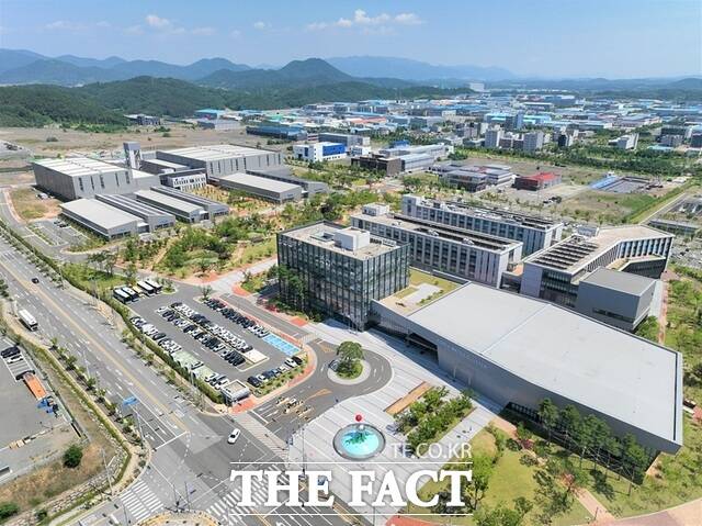 대구시 달성군 구지면에 있는 국가물산업클러스터 전경./ 한국환경공단 클러스터사업단
