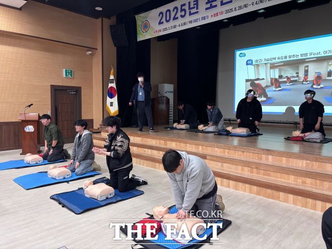 심폐소생술(CPR) 교육 모습 /경기도의료원 포천병원