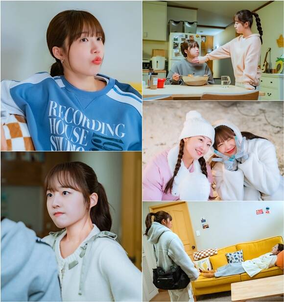 KBS2 새 수목드라마 24시 헬스클럽에 출연하는 배우 정은지(위 왼쪽)와 이다은의 스틸이 공개됐다. /KBS2