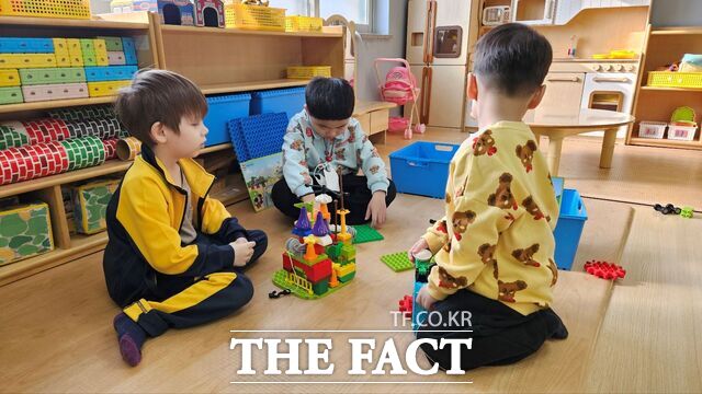 충남교육청의 거점형 돌봄 기관 유아 교육활동 모습 /충남교육청
