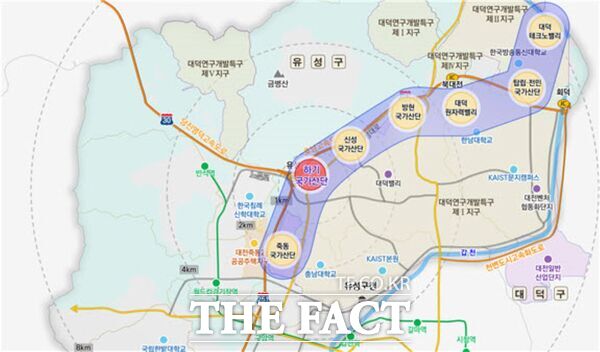 대전 국가산단 하지지구 위치도 /대전도시공사