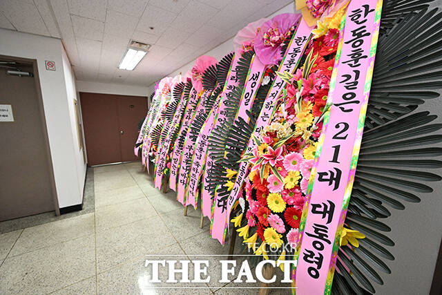 한동훈 전 대표의 선거 캠프는 아직 준비 중이다.