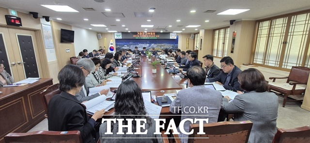 거창군 공모사업 추진현황 보고회 모습/거창군