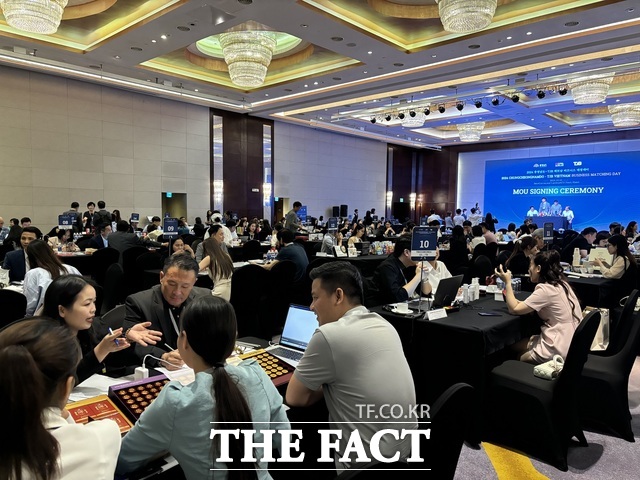 2024년 베트남 비즈니스 매칭데이 상담회 현장 모습. /충남경제진흥원