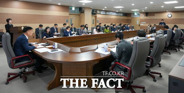 15일 아산시의회가 제2회 의원회의를 개최했다./아산시의회