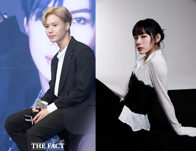 샤이니 태민(왼쪽)과 댄서 노제가 열애 중이라는 추측이 나오고 있다. /더팩트 DB, 스타팅하우스