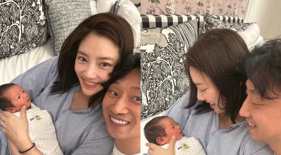 손담비가 지난 11일 출산한 딸의 모습을 개인 소셜 미디어를 통해 공개했다. /인스타그램 캡처