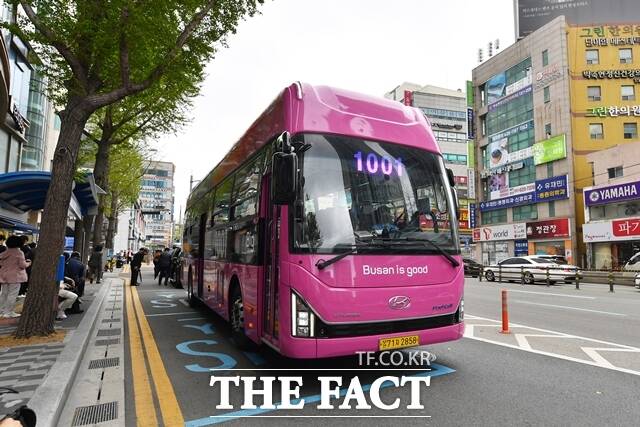 신규 부산 시내버스 디자인. /부산시