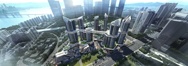 HDC현대산업개발이 서울 용산정비창 전면1구역 평당 공사비를 858만원으로 제시했다. /HDC현대산업개발