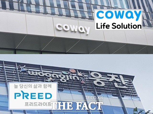 상조산업이 웰엔딩 산업으로 진화하는 가운데 렌털, 교육업계가 기존 영업망을 활용해 관련 사업에 뛰어들고 있다. /더팩트DB·코웨이·프리드라이프