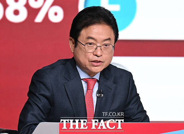 발언하는 이철우 후보. /국회사진취재단